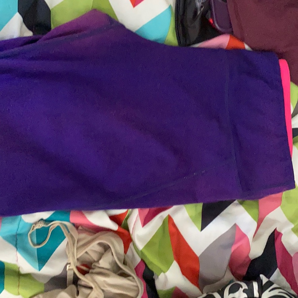 Ombre purple/pink gap leggings